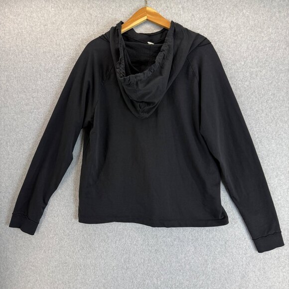 Mod O Doc‎ Black Pullover Hoodie Sweater Cowl Neck Pockets Casual Basic Size XL - Picture 7 of 13